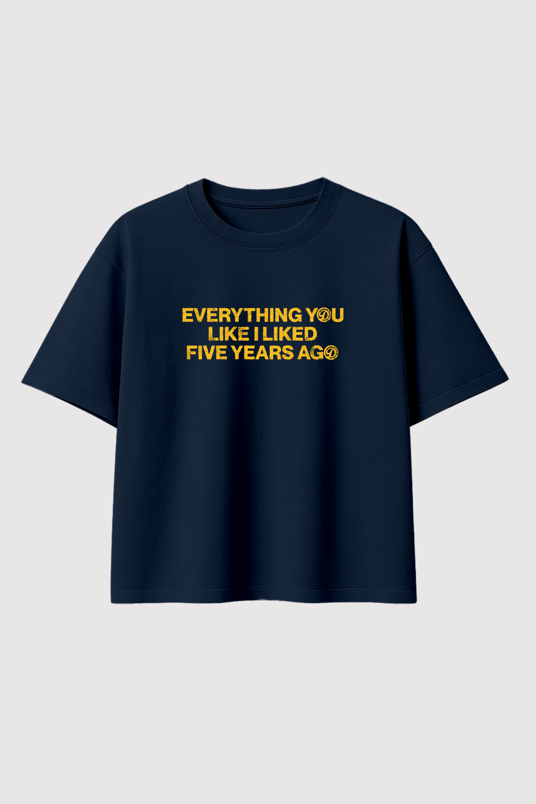 VIRGIL ABLOH NAVY TEE