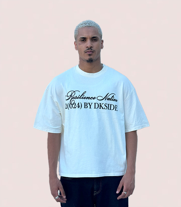 RESILIENCE BON WHITE TEE