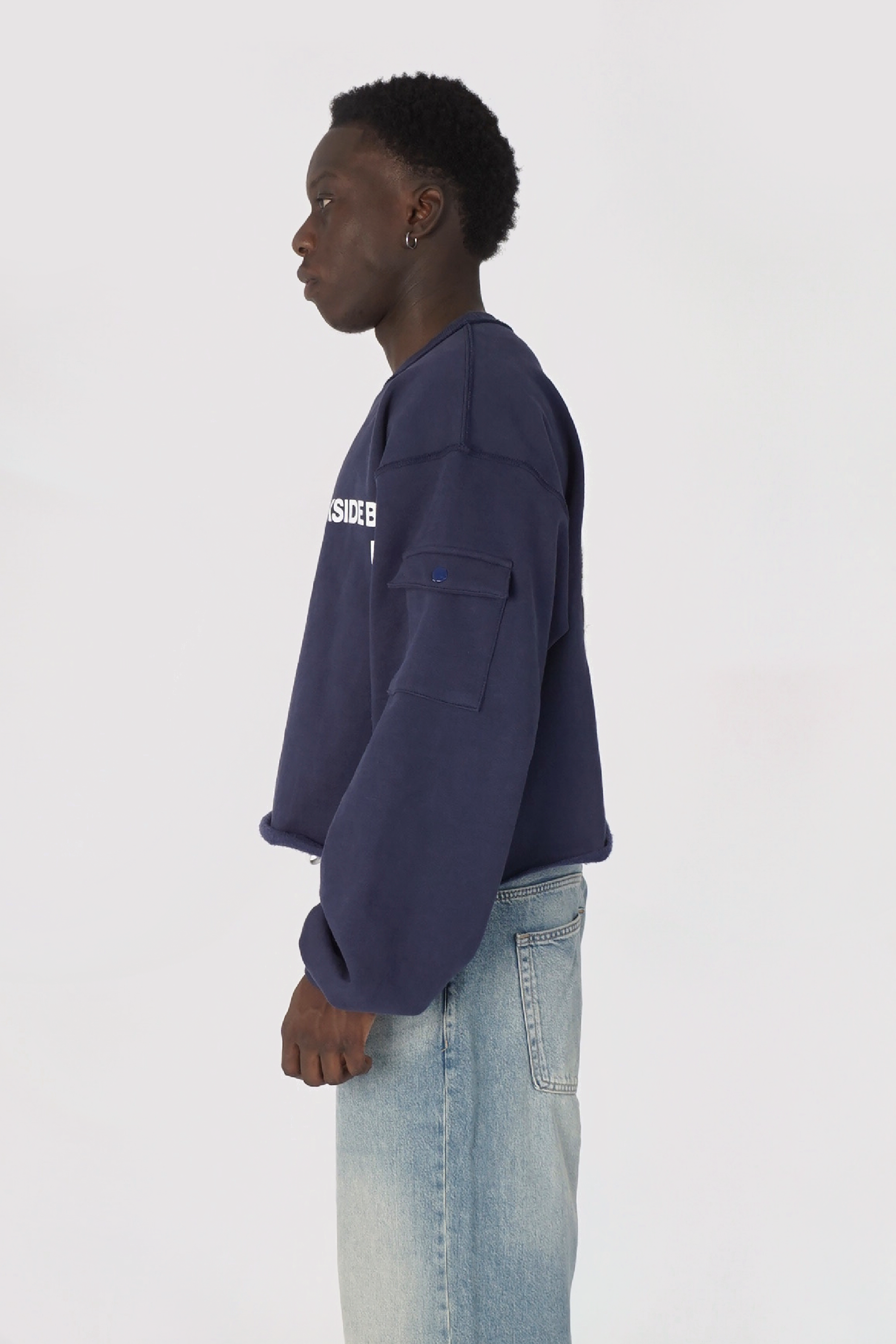 NAVY DKSIDE CREWNECK