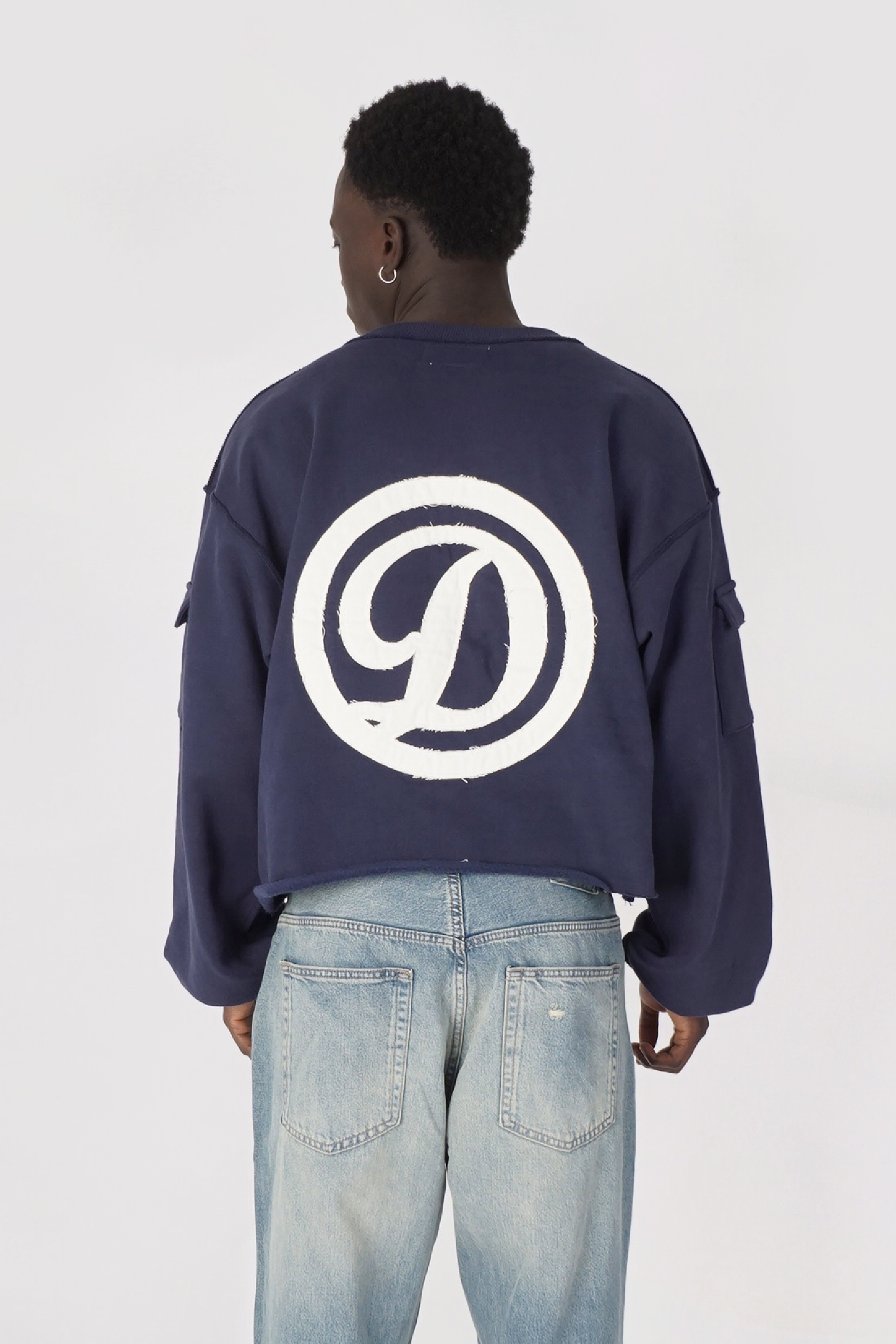 NAVY DKSIDE CREWNECK