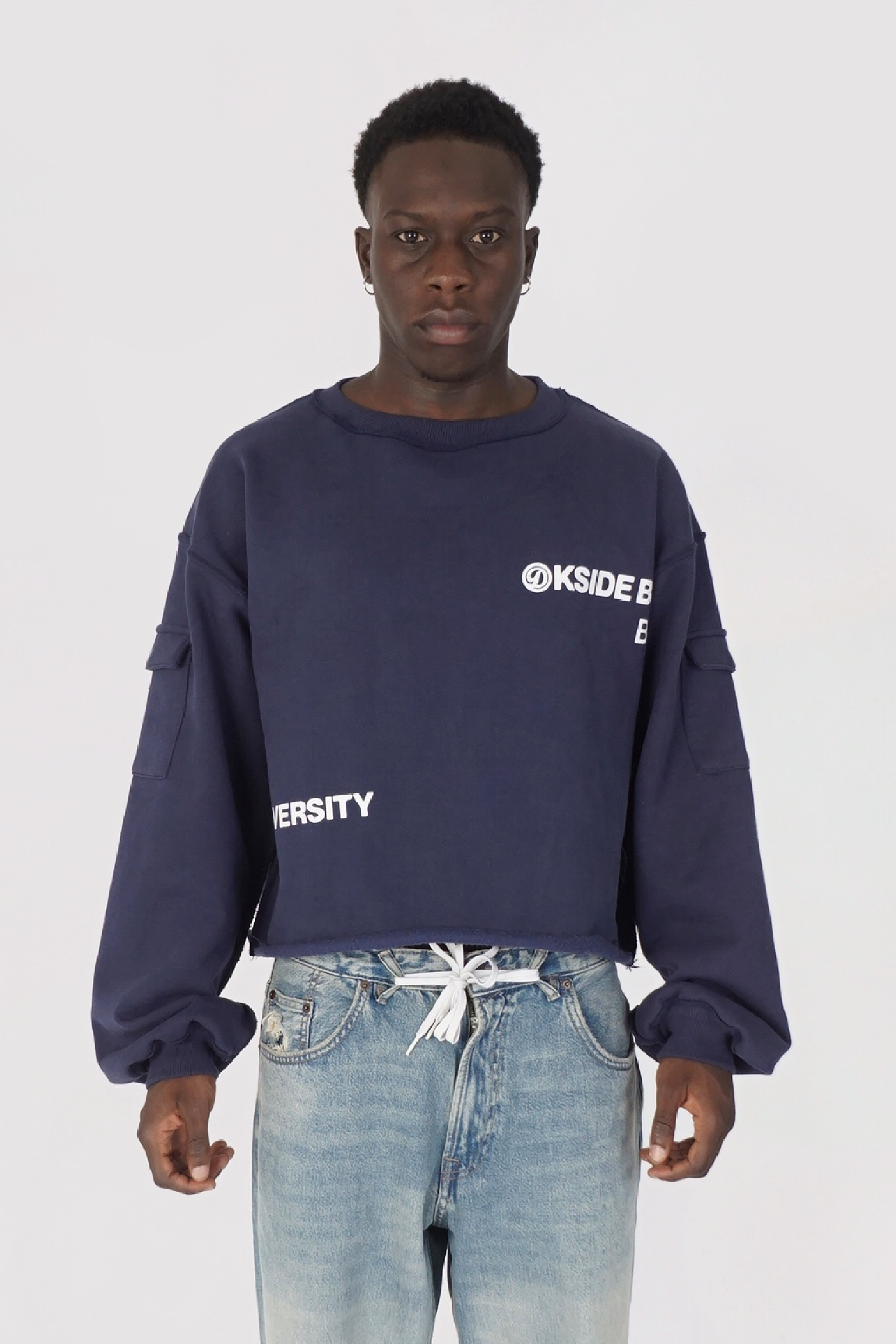 NAVY DKSIDE CREWNECK