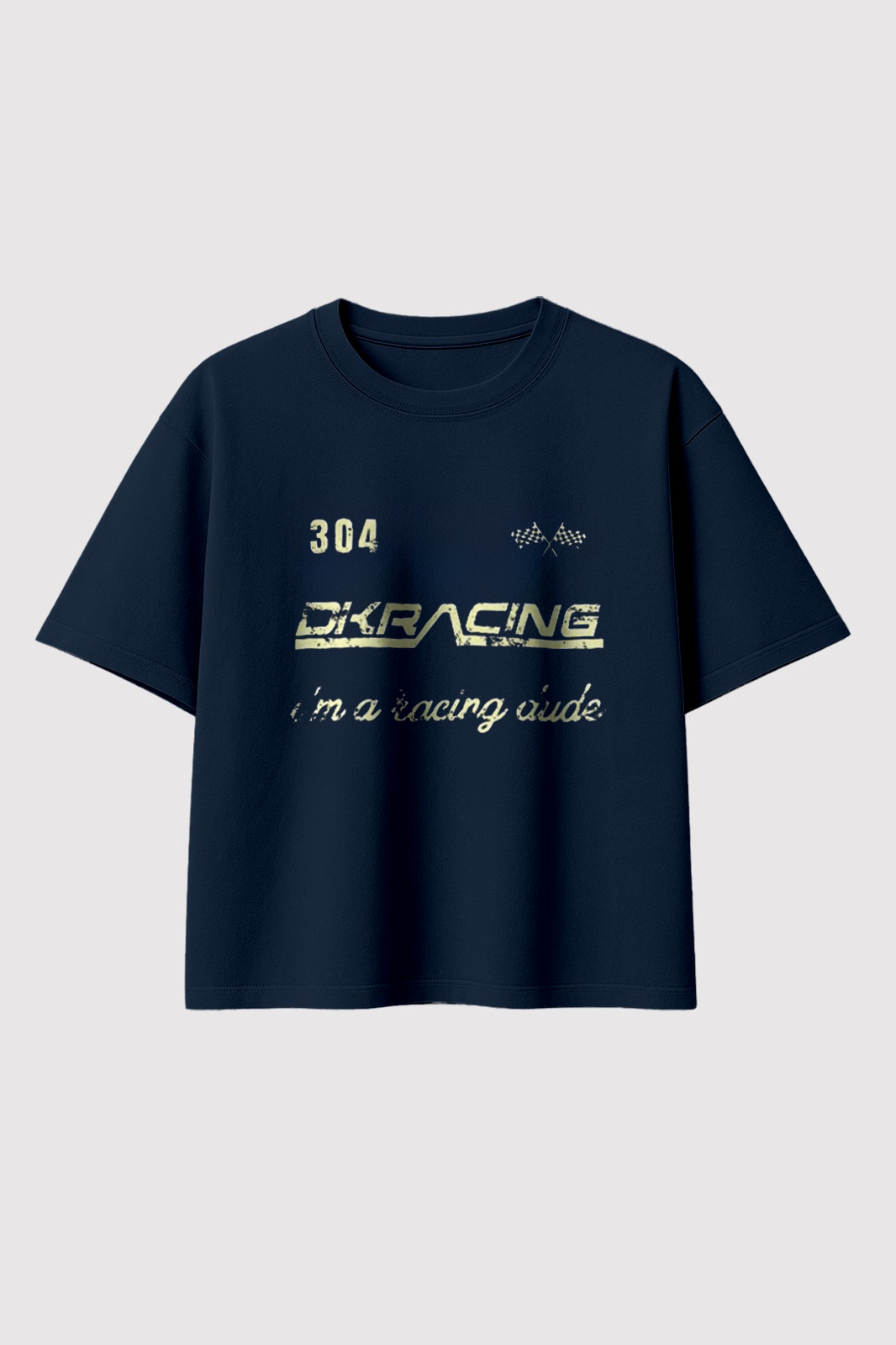 BOXY NAVY RACING TEE