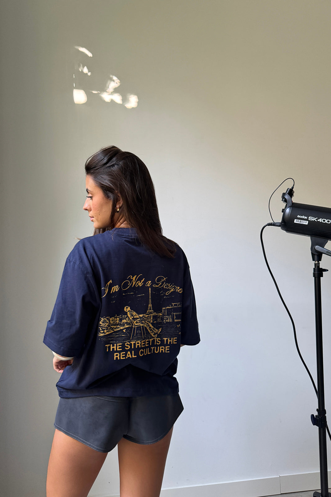 VIRGIL ABLOH NAVY TEE