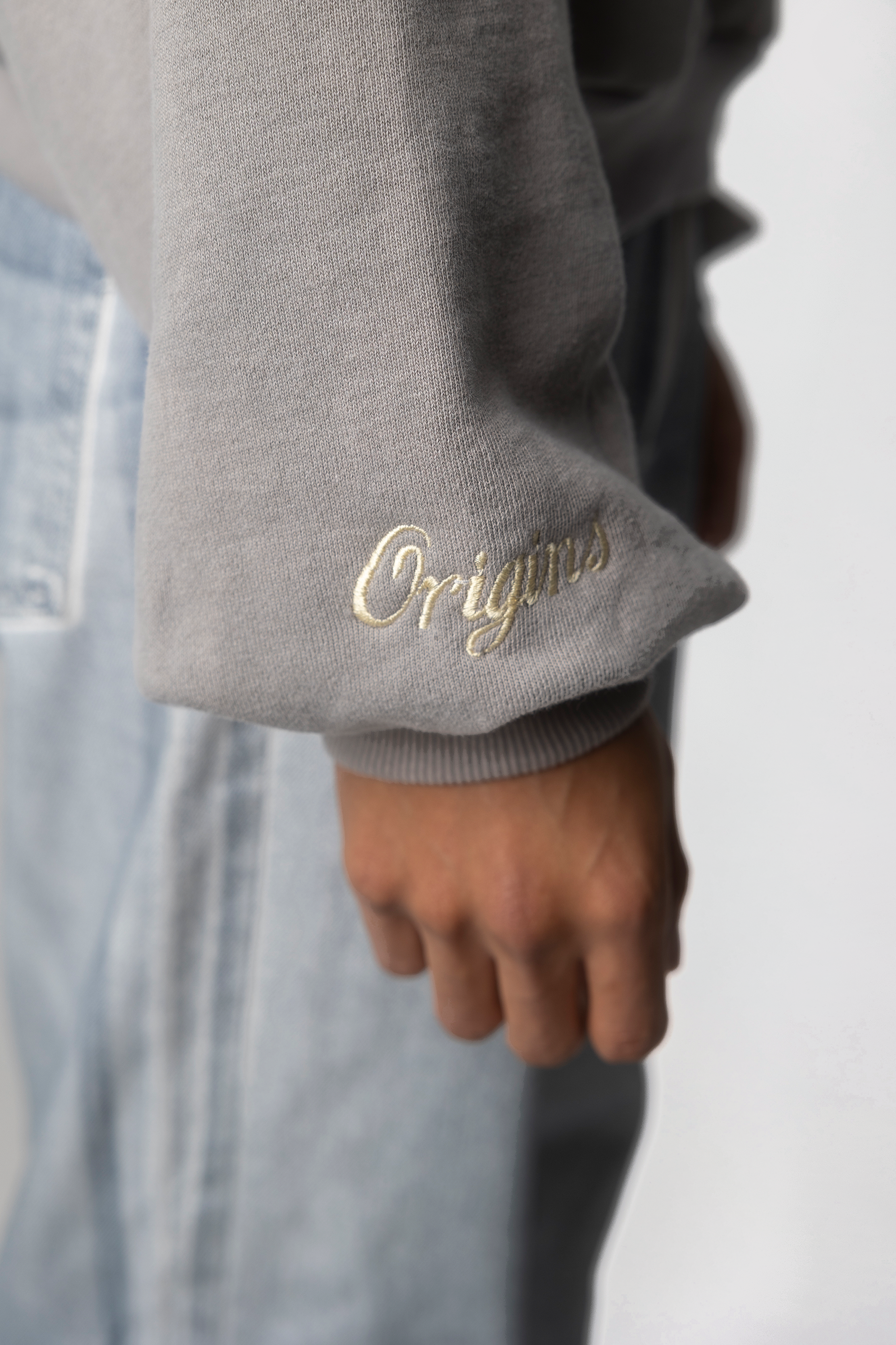 GREY ORIGINS HOODIE