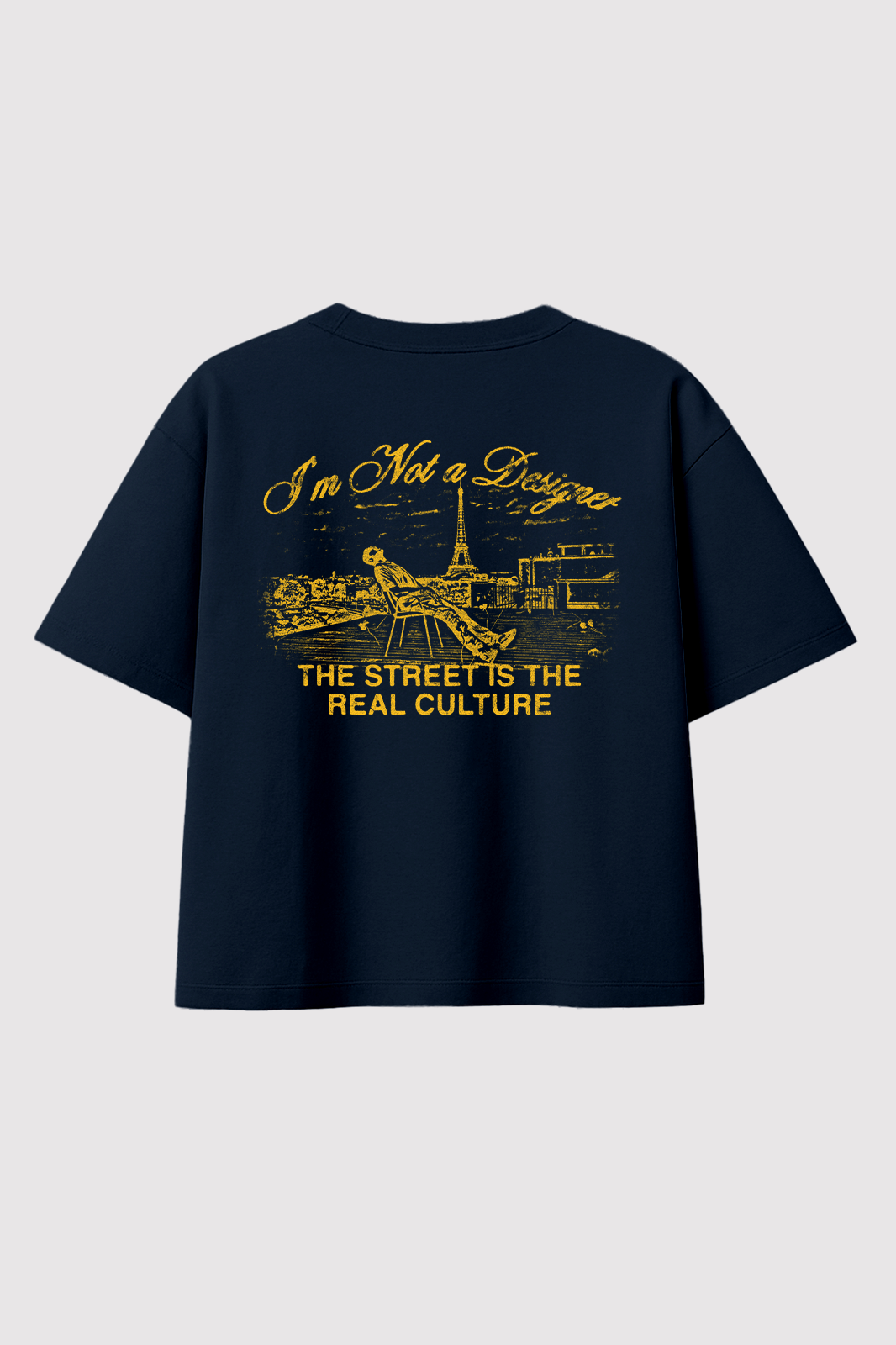 VIRGIL ABLOH NAVY TEE