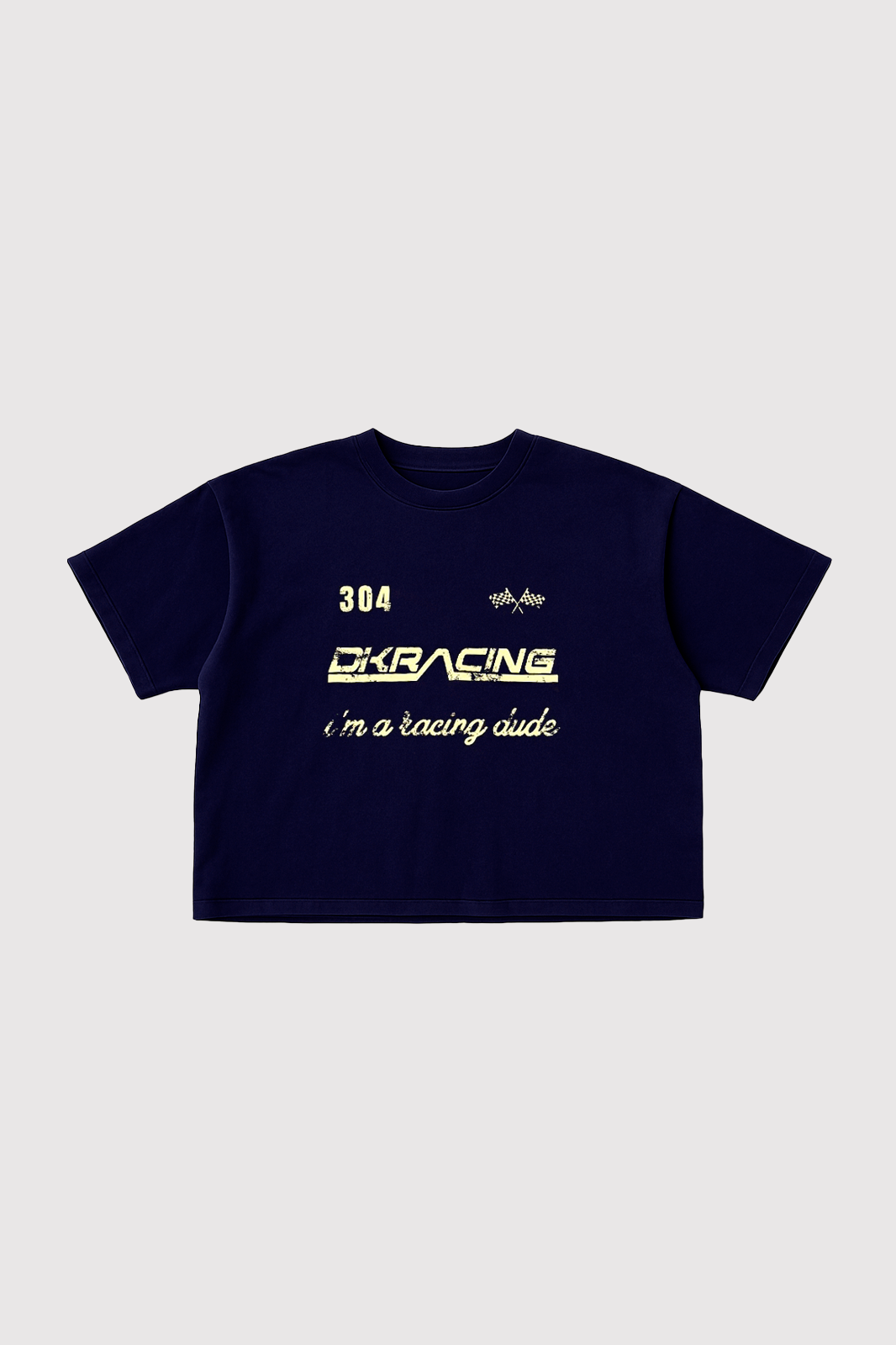 BOXY NAVY RACING TEE
